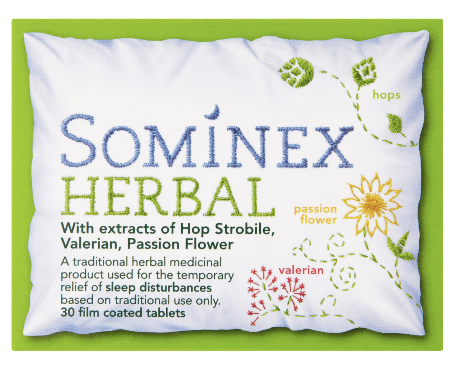 Sominex Herbal 30 Tablets