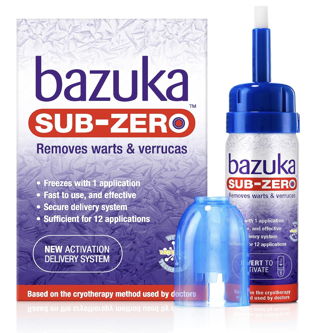 Bazuka Sub-Zero. Freezing Device for Removal of Warts and Verrucas, 50ml